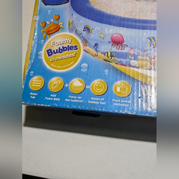 Kids inflatable Pool Bubble Tub 7446 Undersea Adventure - Picture 5 of 9